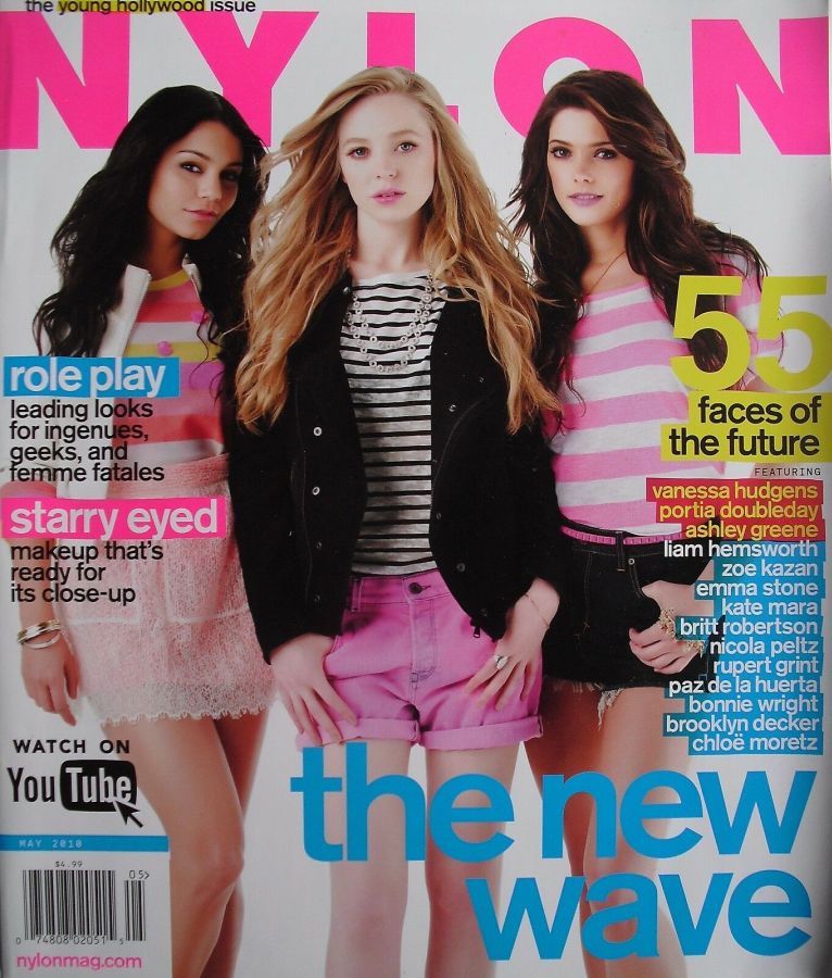 NYLON magazine side cover  May 2010