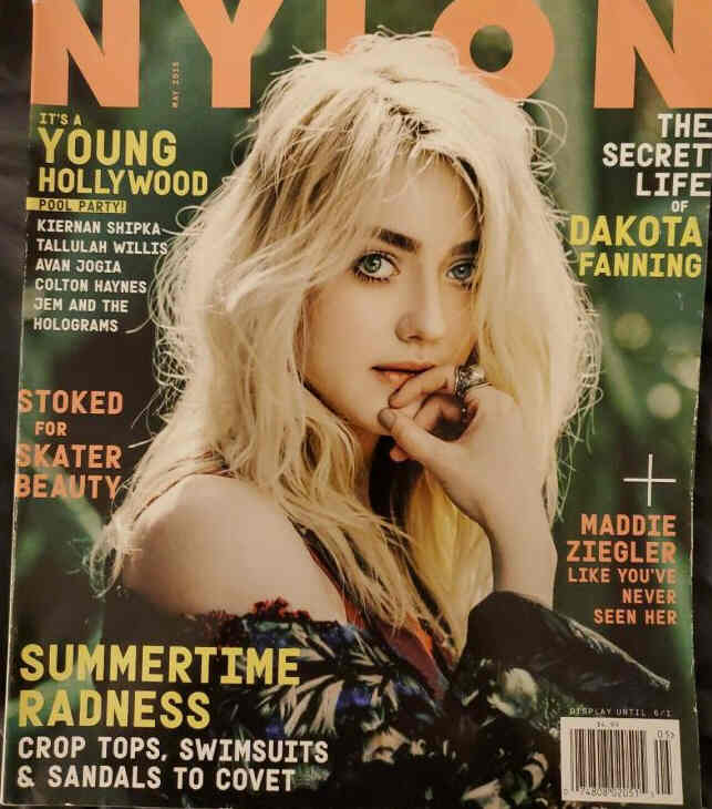 NYLON magazine side cover  May 2016