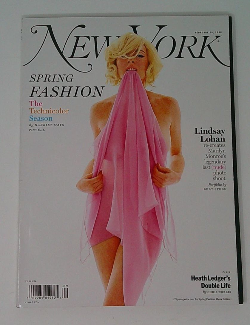 NEW YORK MAGAZINE magazine side cover 25 February 2008