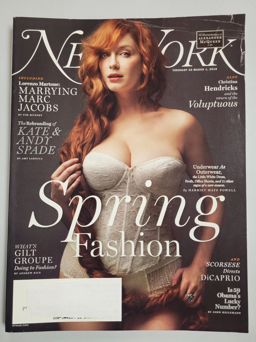 NEW YORK MAGAZINE magazine side cover 22 February 2010