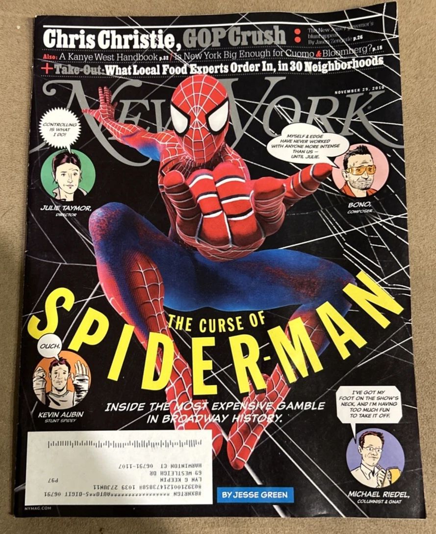 NEW YORK MAGAZINE magazine side cover 29 November 2010