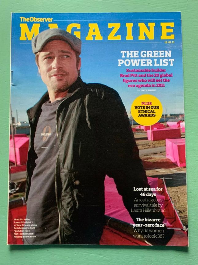 OBSERVER MAGAZINE magazine side cover 16 January 2011