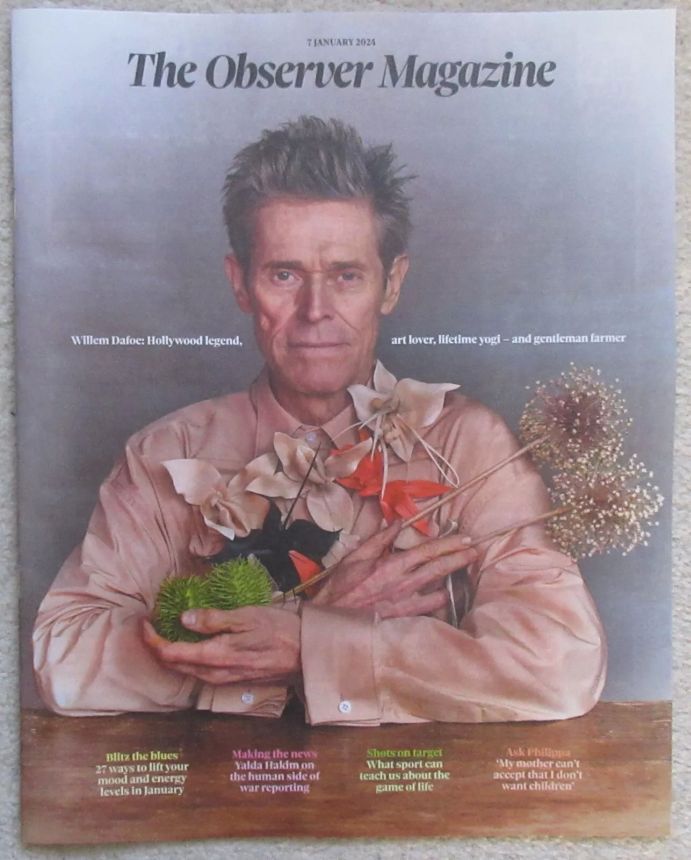 OBSERVER MAGAZINE magazine side cover 7 January 2024