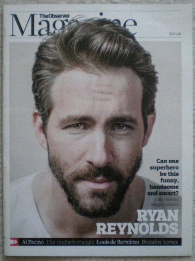 OBSERVER MAGAZINE magazine side cover 31 January 2016