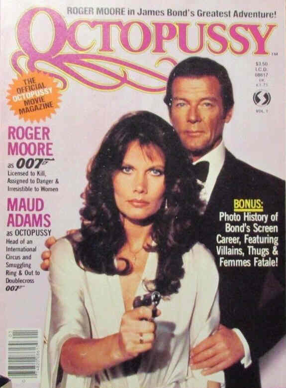 OCTOPUSSY magazine side cover  1982