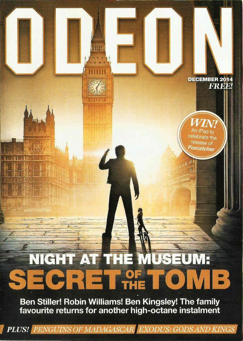 ODEON magazine cover December 2014