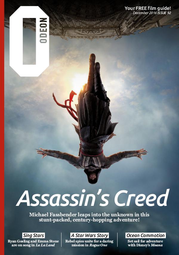 ODEON magazine cover Issue 92 December 2016