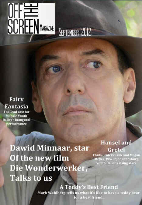 OFF THE SCREEN MAGAZINE magazine side cover September 2012