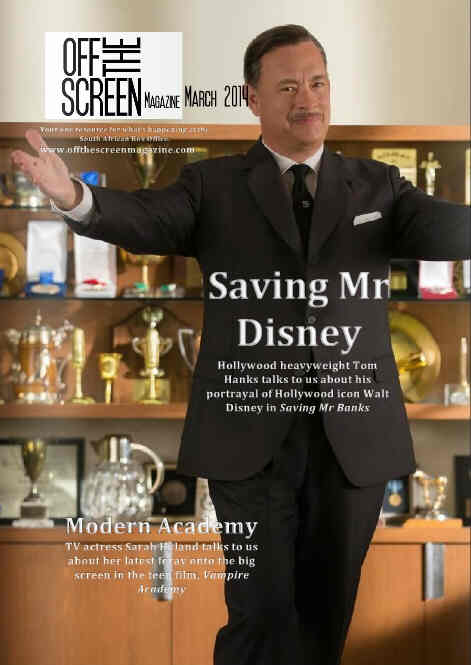 OFF THE SCREEN MAGAZINE magazine side cover March 2014