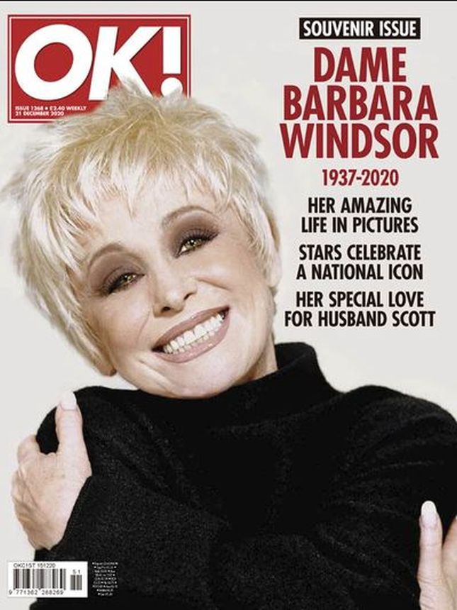 OK! UK magazine side cover 31 December 2020