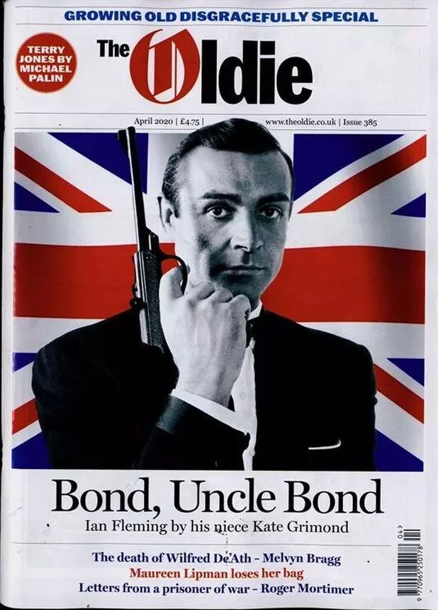 THE OLDIE magazine side cover Issue 385  April 2020
