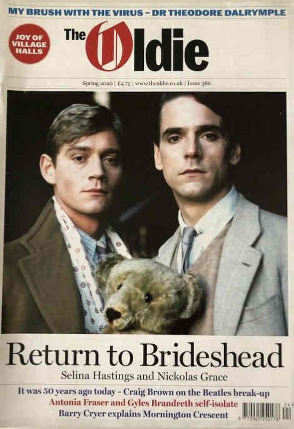 THE OLDIE magazine side cover Issue 386 Spring 2020