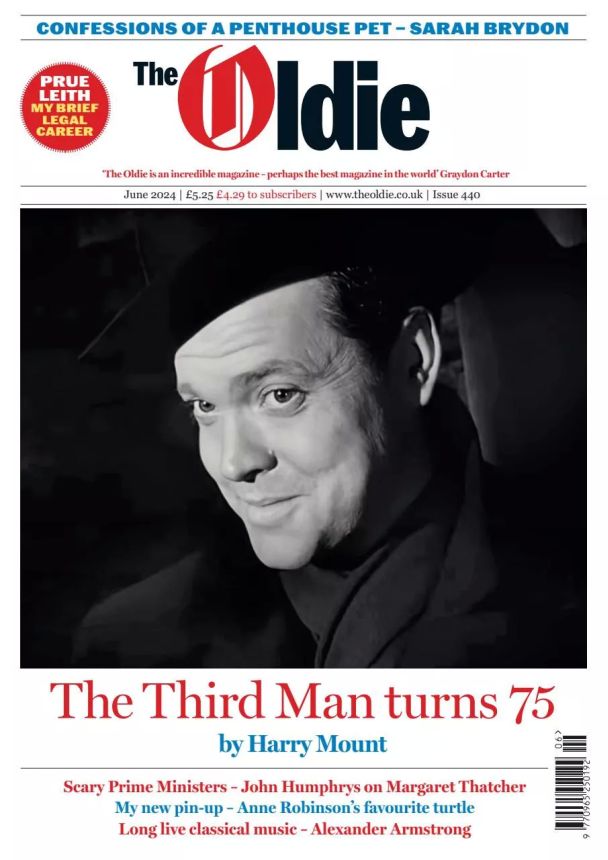 THE OLDIE magazine side cover Issue 440  June 2024