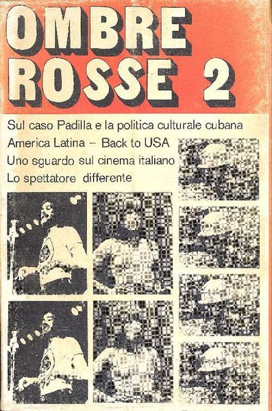 OMBRE ROSSE magazine side cover Issue 2  NUOVA SERIE June 1972