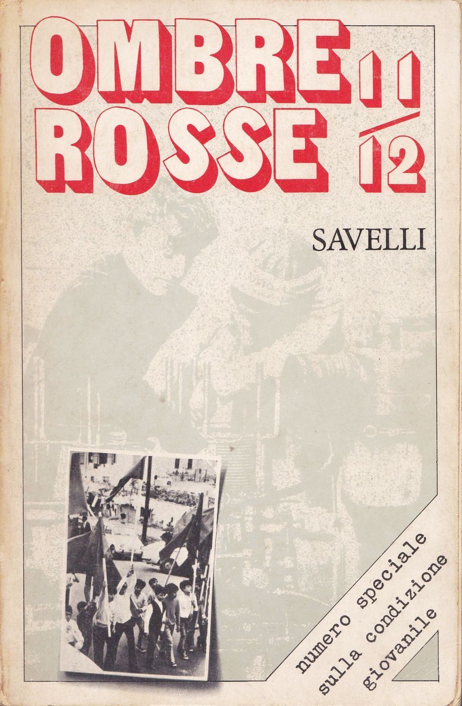 OMBRE ROSSE magazine side cover Issue 11/12  1975