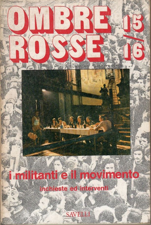 OMBRE ROSSE magazine side cover Issue 15-16  July 1976