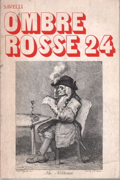 OMBRE ROSSE magazine side cover Issue 24 March 1978