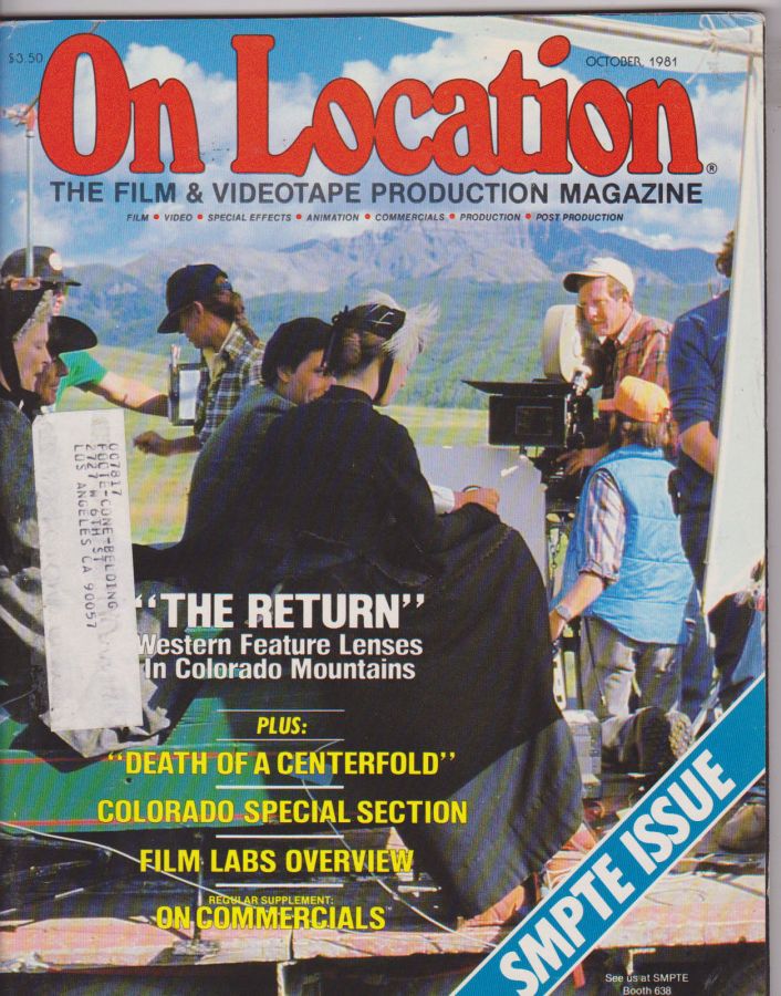 ON LOCATION magazine side cover October 1981