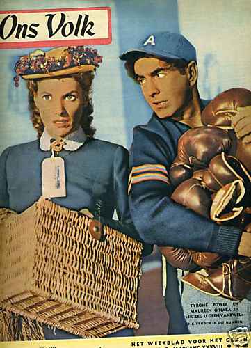 ONS VOLK magazine side cover December 1955