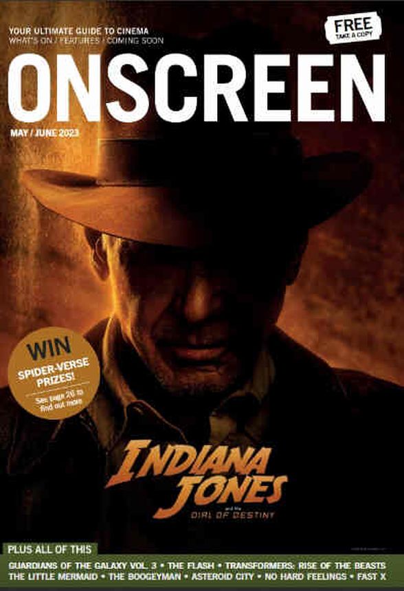ONSCREEN magazine cover  May/June 2023