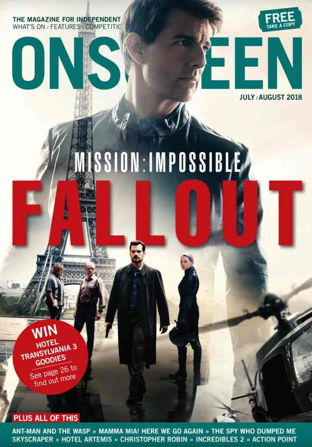 ONSCREEN magazine cover  July/August 2018