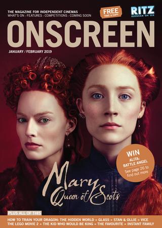 ONSCREEN magazine cover  January/February 2019