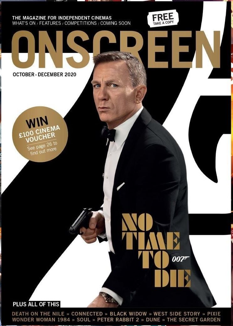 ONSCREEN magazine cover  October/December 2020