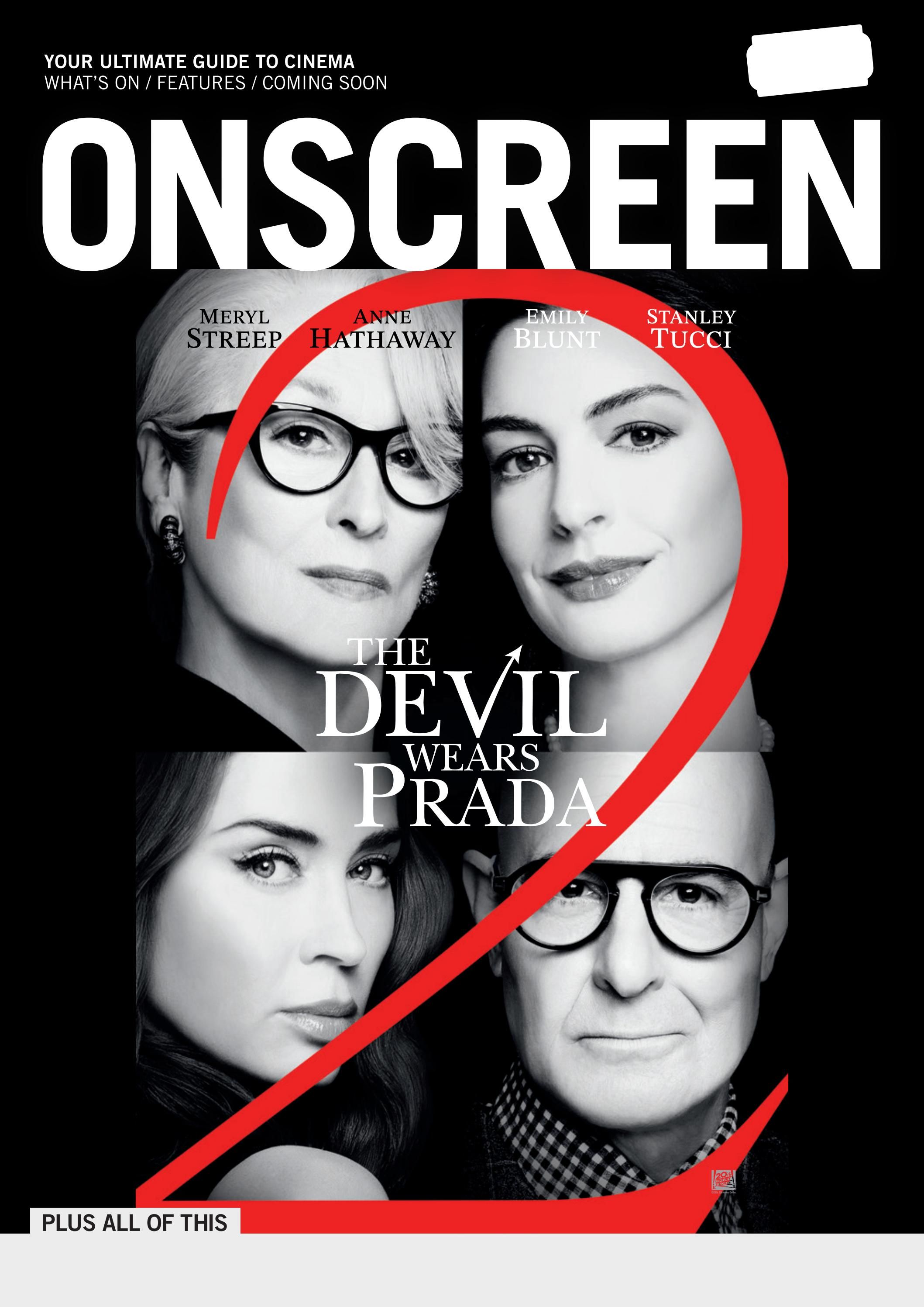 ONSCREEN magazine cover  March/April 2026