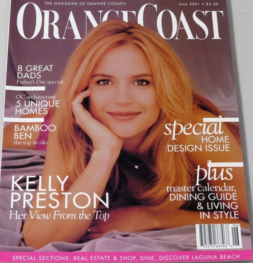 ORANGE COAST magazine side cover  June 2001