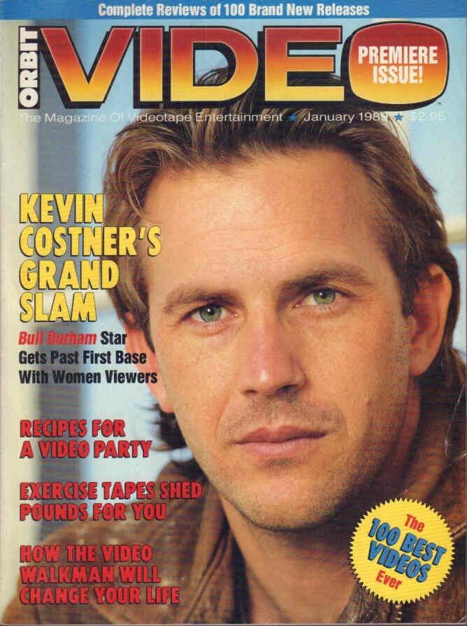 ORBIT VIDEO magazine cover Issue 1 January 1989
