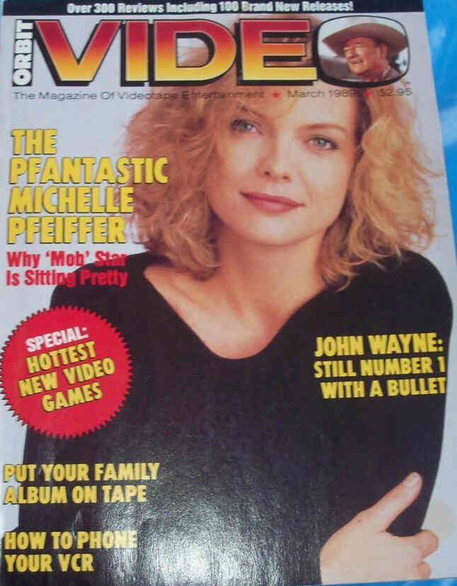 ORBIT VIDEO magazine side cover March 1989