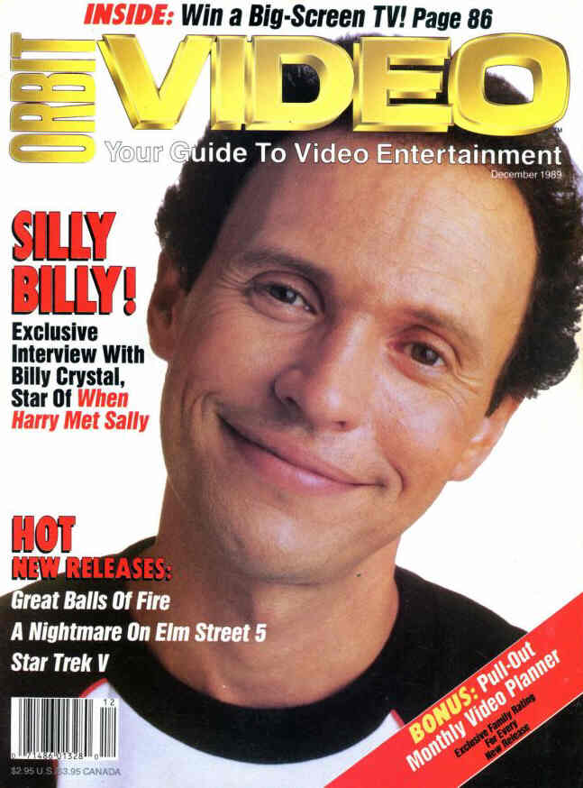 ORBIT VIDEO magazine cover December 1989