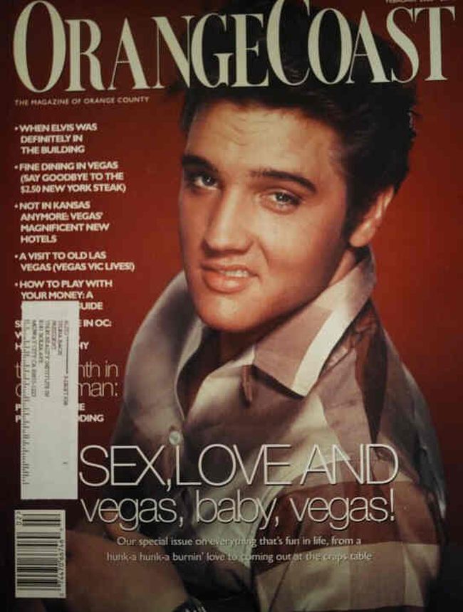 ORANGE COAST magazine side cover  February 2000