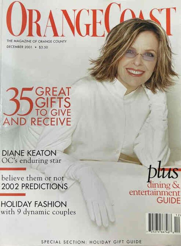 ORANGE COAST magazine side cover  December 2001