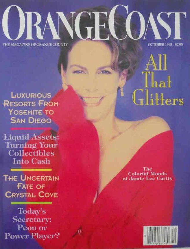 ORANGE COAST magazine side cover  October 1993