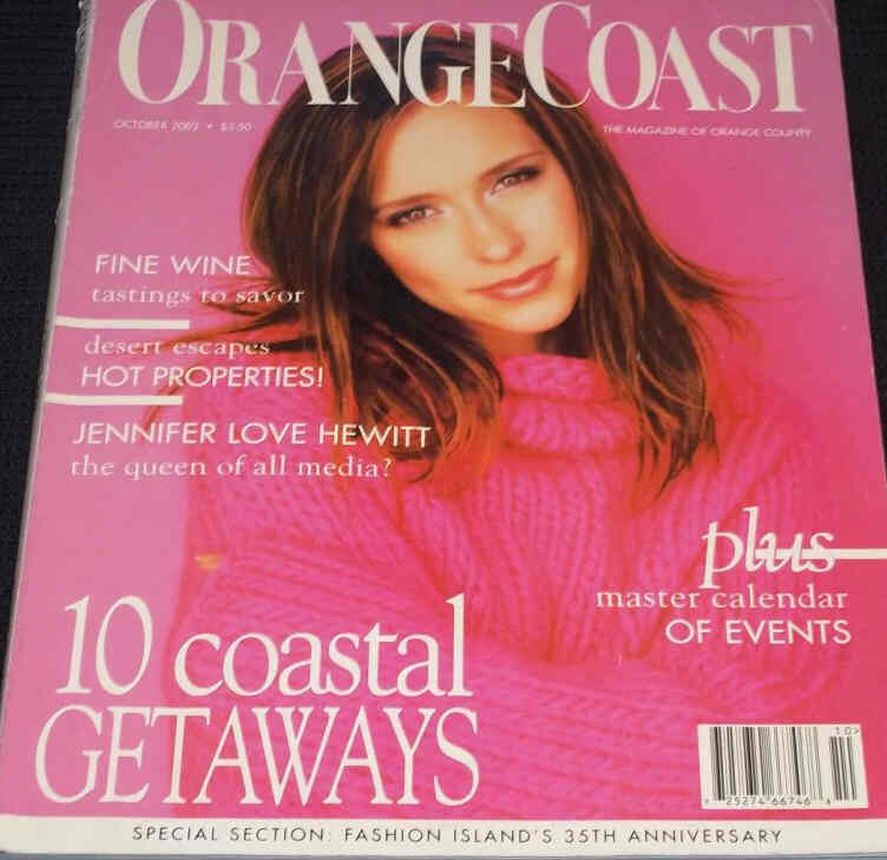 ORANGE COAST magazine cover  October 2002