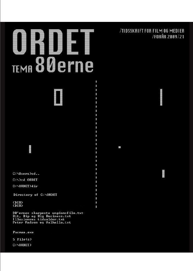 ORDET magazine side cover Issue 21 Spring 2009