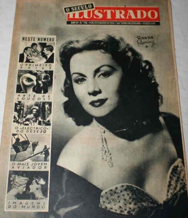 O SECULO ILUSTRADO magazine side cover Issue 736 9 February 1952