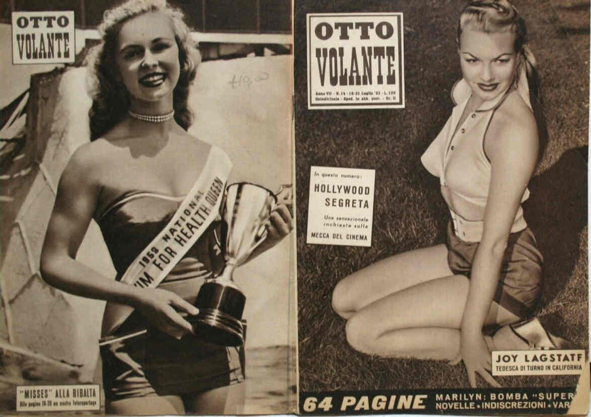OTTO VOLANTE magazine side cover Issue 14 16 July 1953