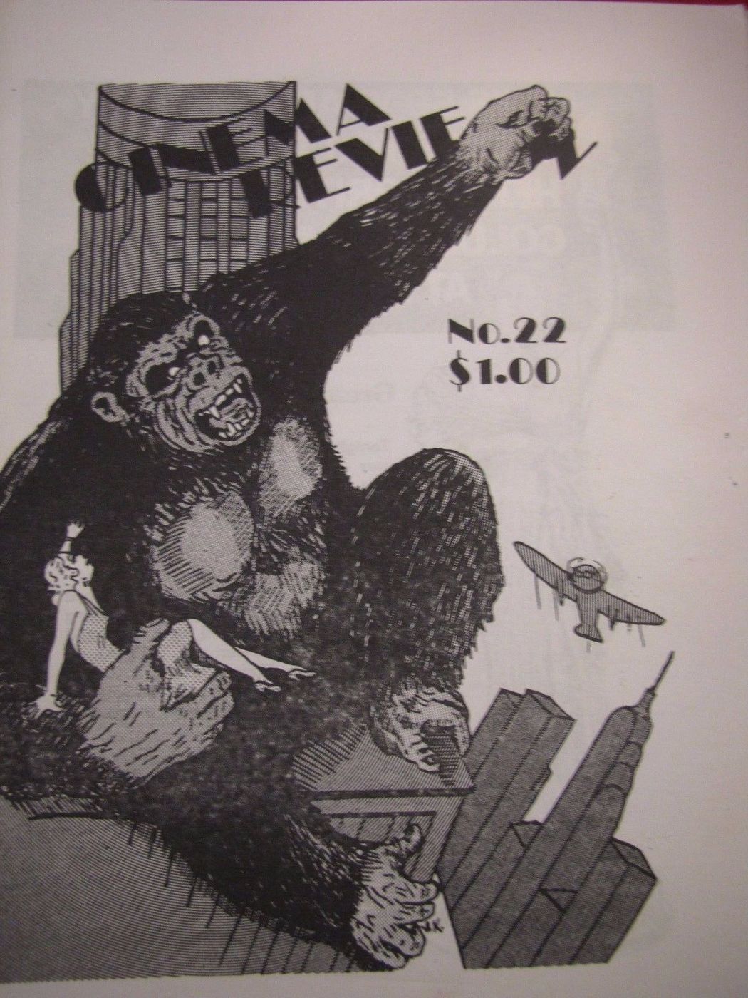 OZARK CINEMA REVIEW magazine side cover Issue 22 December 1976