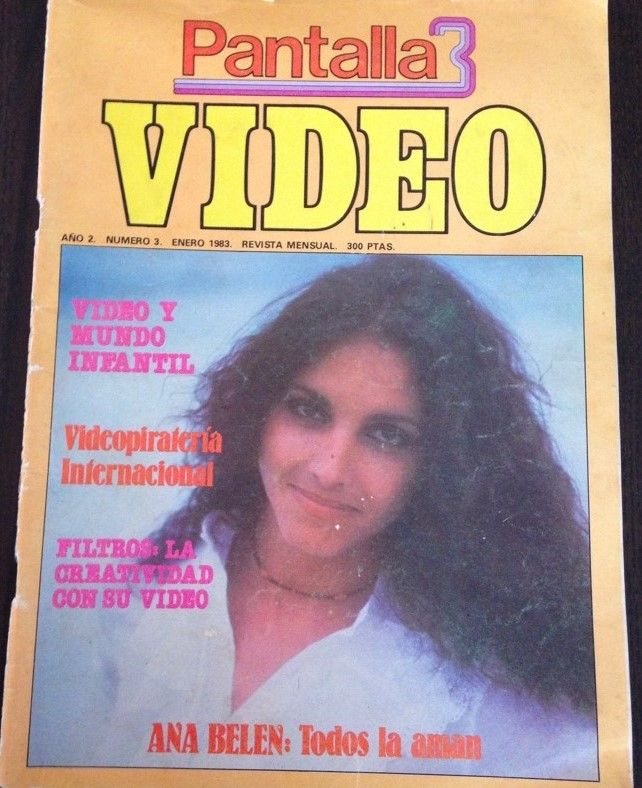 PANTALLA 3 magazine side cover Issue 3  January 1983