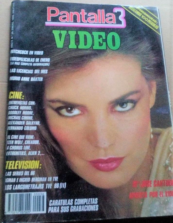 PANTALLA 3 magazine side cover Issue 36  January 1986
