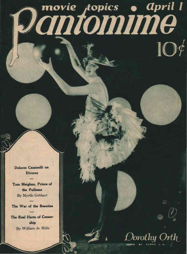 PANTOMIME magazine cover  Vol 2 # 12 1 April 1922
