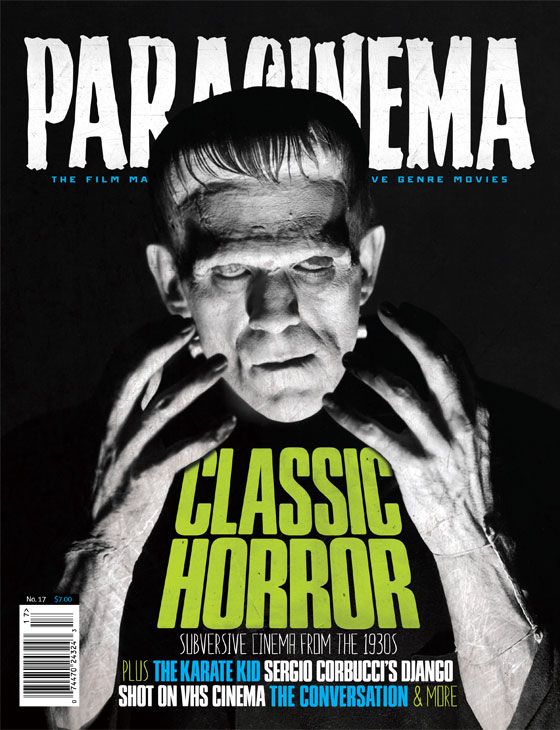 PARACINEMA magazine side cover Issue 17 September/October/November 2012