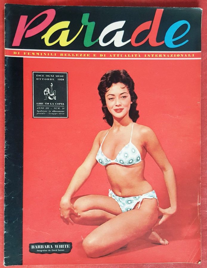 PARADE magazine cover  October 1958