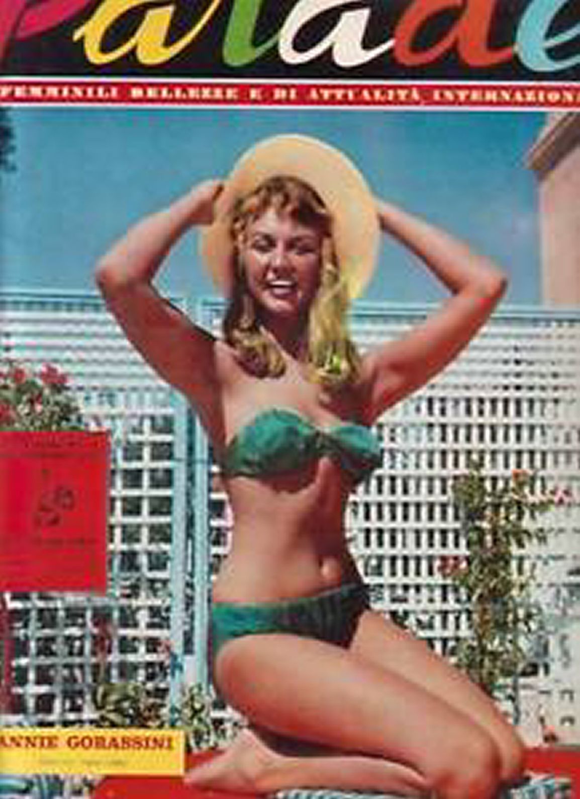 PARADE magazine side cover  September 1959
