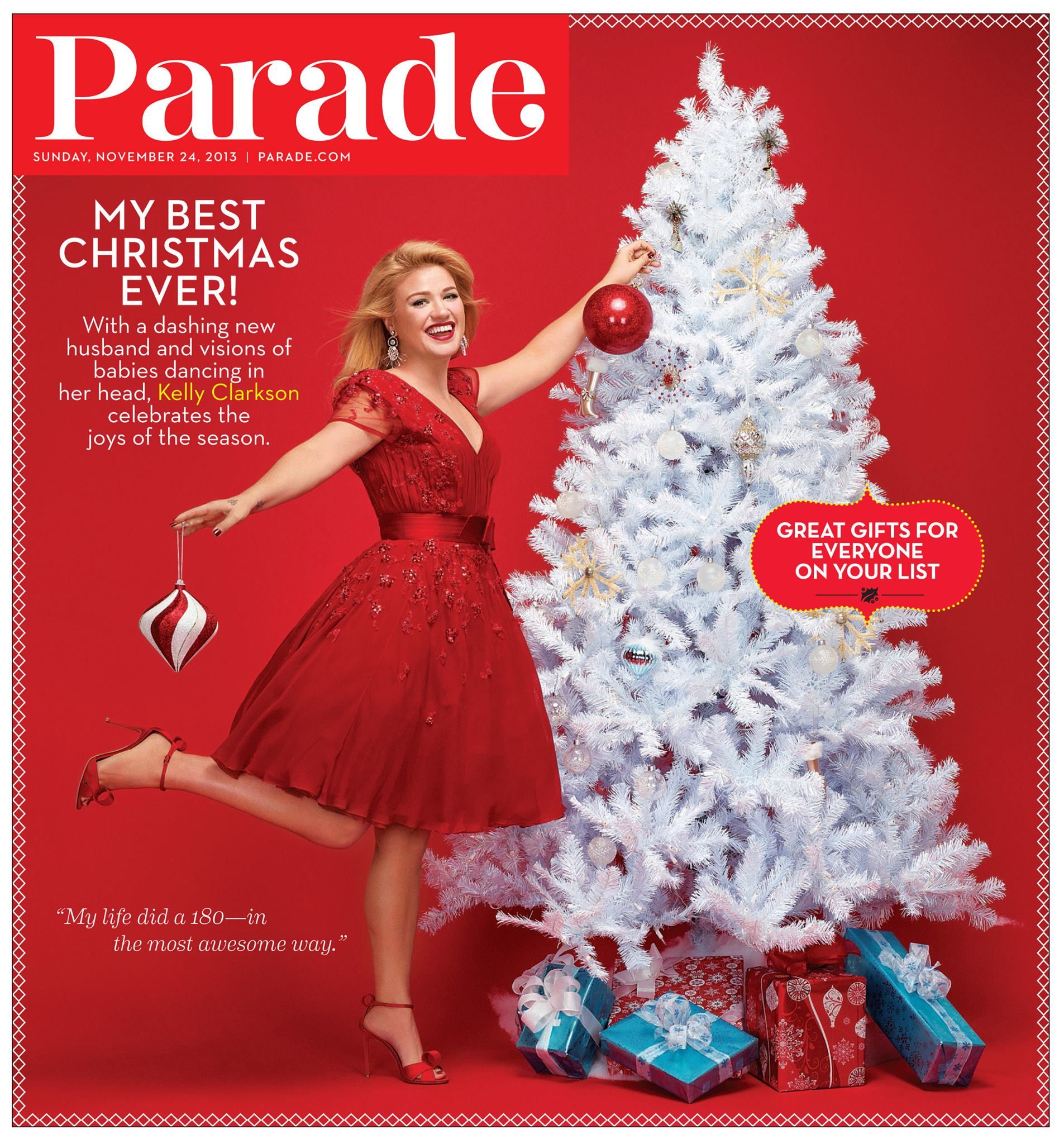 PARADE (USA) magazine side cover 24 November 2013