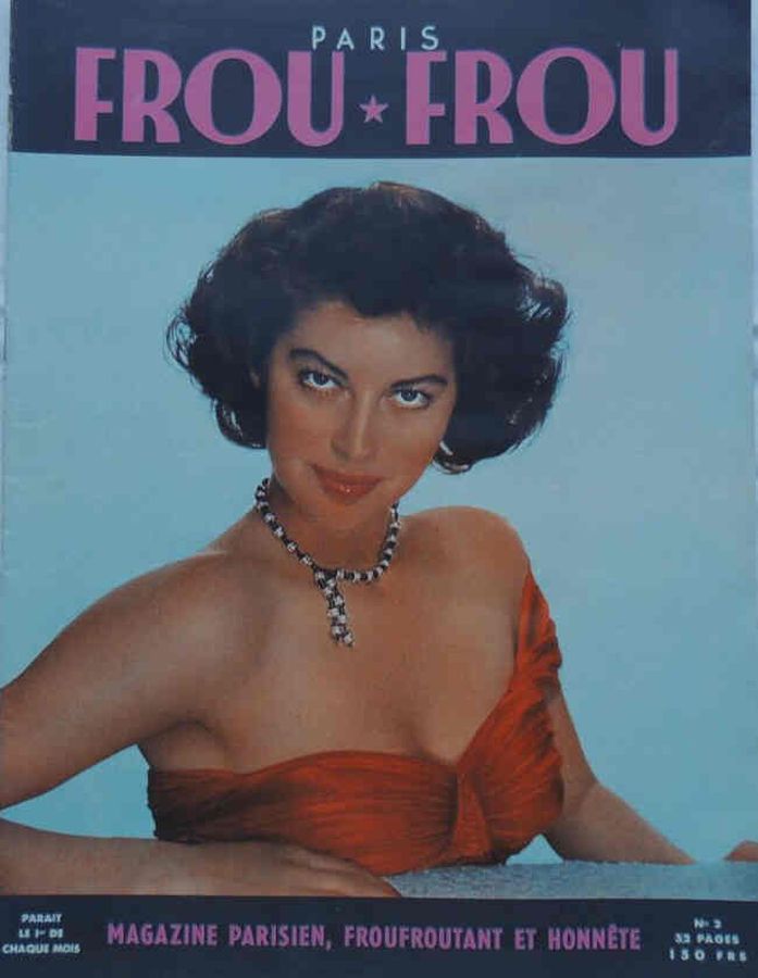 PARIS FROU FROU magazine cover Issue 2  1953