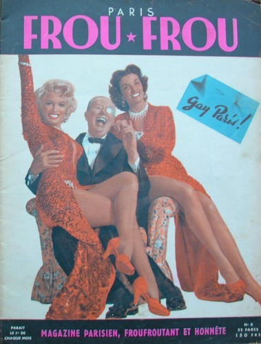 PARIS FROU FROU magazine side cover Issue 5  1953