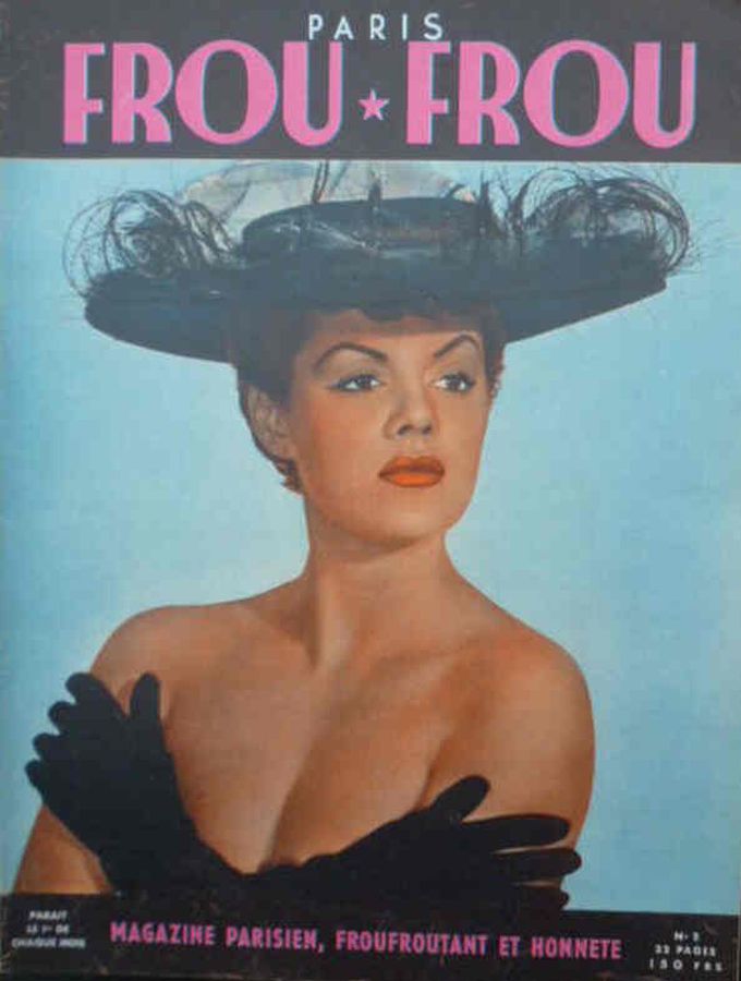 PARIS FROU FROU magazine cover Issue 9  1954